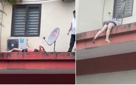 Một người phụ nữ ở Hà Nội bị thương khi rơi từ tầng 5 chung cư xuống tầng 1