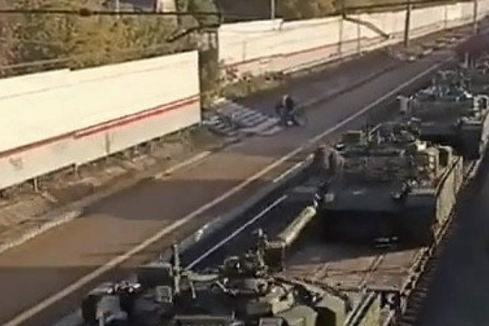 Nga đưa hàng loạt xe tăng T-80BVM mới ra chiến trường