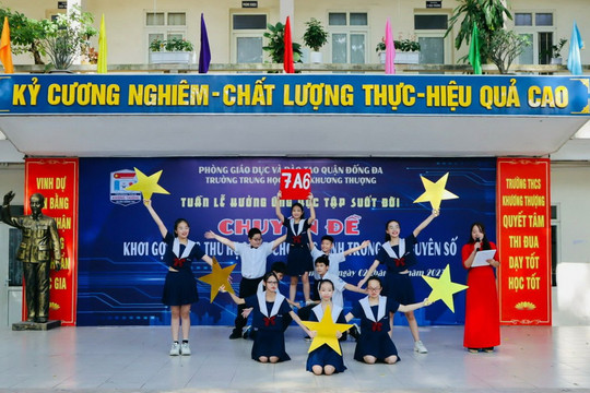 Nhiều trường học ở Hà Nội tổ chức tuần lễ hưởng ứng học tập suốt đời