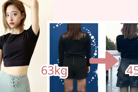 Tạm biệt 18kg sau 6 tháng, cô gái Nhật bật mí 3 chìa khóa giảm cân