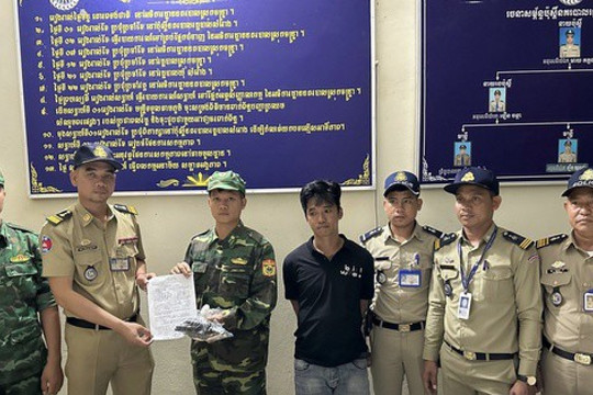 Kẻ gây rối ở TP HCM bị bắt tại một quán cà phê ở Campuchia