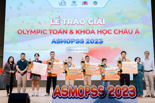 Vinh danh học sinh đoạt giải thi Olympic Toán và Khoa học Châu Á vòng quốc gia