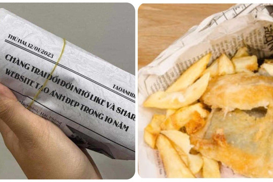 Tại sao lại không nên ăn bánh mì gói bằng giấy báo?