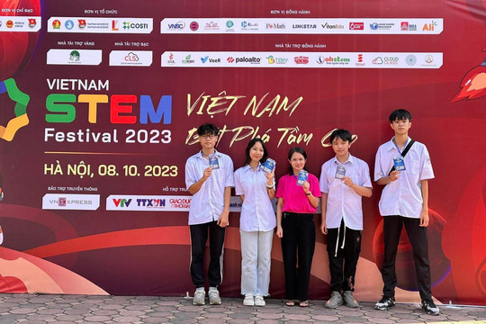 Học sinh Cao Bằng vô địch cuộc thi Vietnam STEM Robotics Việt Nam 2023
