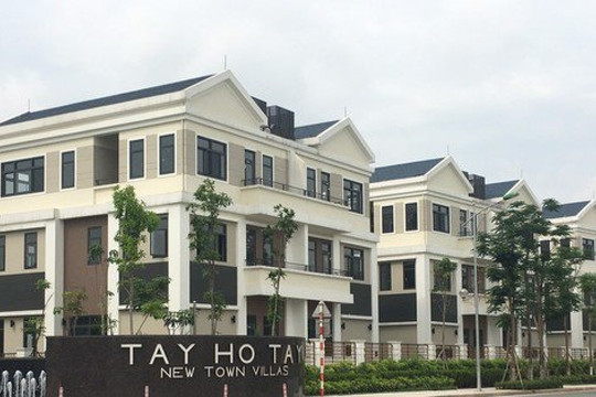 Giao dịch giảm nhưng biệt thự, nhà liền kề ở Hà Nội vẫn ở mức 200 triệu đồng/m2