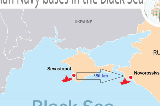 Điều gì khiến Hạm đội Biển Đen bỏ Crimea về Novorossiysk?
