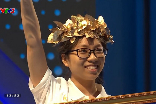 Nữ sinh Quảng Ninh giành vòng nguyệt quế đầu tiên của Olympia mùa 24
