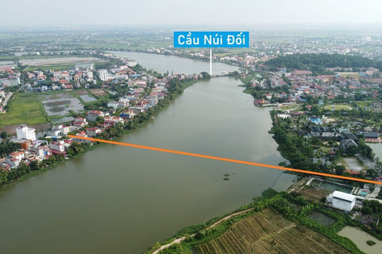 Toàn cảnh vị trí quy hoạch cầu vượt sông Đa Độ nối xã Hữu Bằng - Minh Tân, Kiến Thụy, Hải Phòng