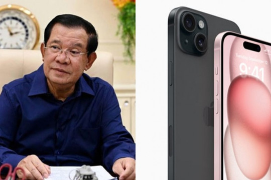 Ông Hun Sen ‘nhắc nhẹ’ về dòng iPhone mới nhất
