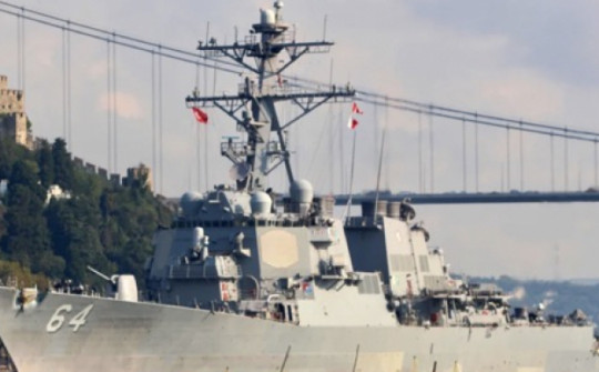 Tàu chiến Mỹ chặn tên lửa "có khả năng phóng về phía Israel"