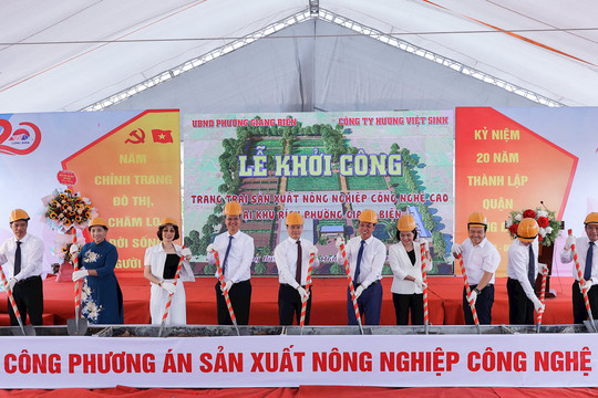 Hà Nội: Khởi công trang trại sản xuất rau an toàn phục vụ trường học