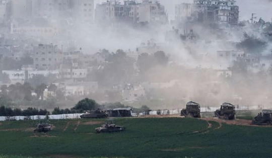 Israel tung hình ảnh đoàn xe tăng ở Dải Gaza