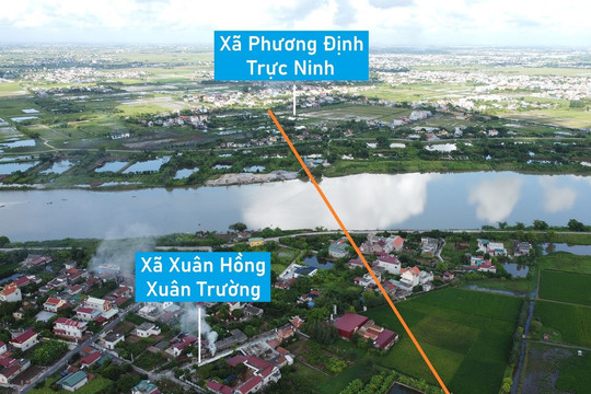 Toàn cảnh vị trí quy hoạch xây cầu vượt sông Ninh Cơ trên tuyến cao tốc Ninh Bình - Nam Định - Thái Bình - Hải Phòng