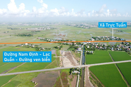 Toàn cảnh cao tốc Ninh Bình - Nam Định - Thái Bình - Hải Phòng sẽ xây dựng qua huyện Trực Ninh