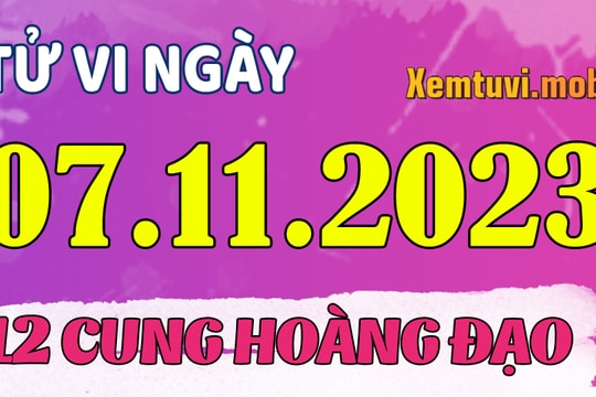 Tử vi 12 cung hoàng đạo ngày 7/11/2023: Bảo Bình năng lượng, Song Ngư bốc đồng