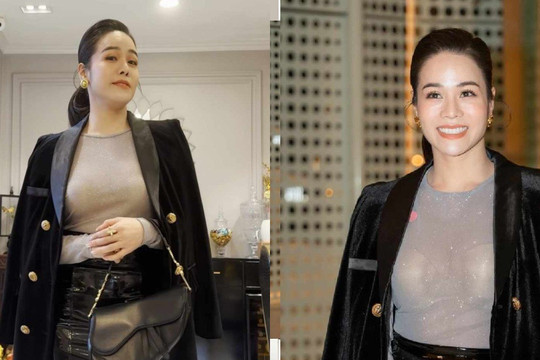 Nhật Kim Anh mắc lỗi thời trang với áo xuyên thấu, thay đổi điều này là 10 điểm hoàn hảo