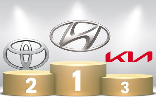 Top 10 thương hiệu bán nhiều ô tô nhất tháng 10/2023: Hyundai duy trì vị thế