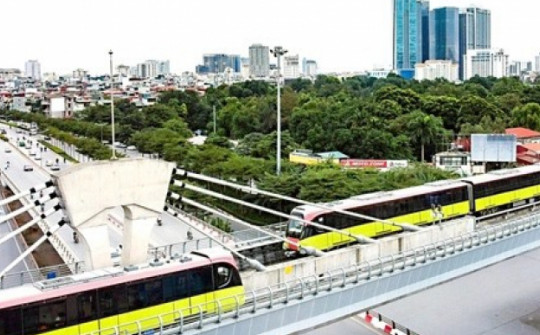 Thông tin thời gian vận hành đoạn trên cao Metro Nhổn-ga Hà Nội