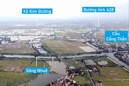 Cận cảnh vị trí có thể xây sân bay quốc tế thứ hai ở Ứng Hòa, Hà Nội
