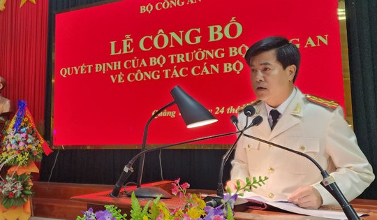 Quảng Trị có tân Giám đốc Công an tỉnh 46 tuổi