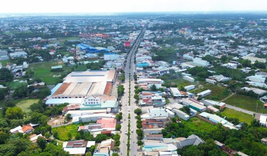 Hình ảnh huyện Đức Hòa - Long An được định hướng thành đô thị vệ tinh của TP HCM