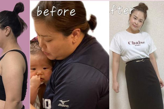 Thực hiện 4 nguyên tắc này mỗi ngày, mẹ bỉm Nhật giảm 40kg sau hơn 1 năm