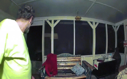 Video: Đuổi theo bóng đen xuất hiện trong nhà, người đàn ông nhận cái kết bất ngờ