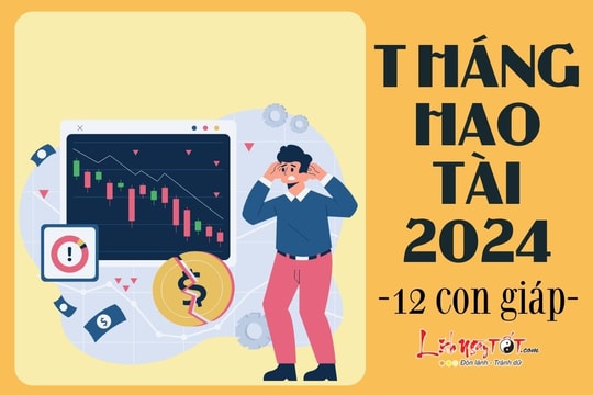 Tháng hao tài năm 2024 của 12 con giáp: Tiết lộ thời điểm tài khí suy giảm, làm ăn thất bát