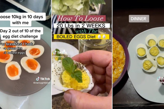 TikToker khoe kết quả đu trend 'ăn trứng 10 ngày giảm 5-8 kg', lợi hay hại?