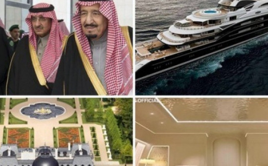 Độ giàu có khủng khiếp ngoài sức tưởng tượng của Hoàng gia Ả rập Xê út