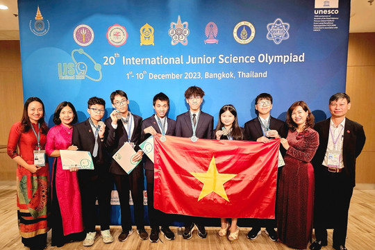 Học sinh Việt Nam đạt thành tích cao tại Olympic khoa học trẻ quốc tế