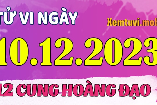 Tử vi 12 cung hoàng đạo ngày 10/12/2023: Cự Giải phụ thuộc, Bọ Cạp quyết đoán