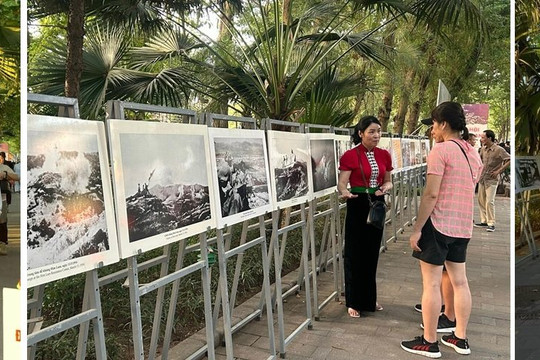 Triển lãm 'Từ Điện Biên Phủ năm 1954 đến Hà Nội - Điện Biên Phủ trên không năm 1972'