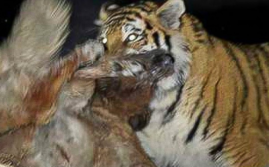 Hổ Siberia tấn công chó, chủ lần theo dấu vết lãnh cái kết thảm khốc