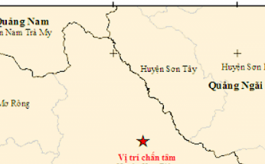 Động đất 4.0 độ tại huyện Kon Plông