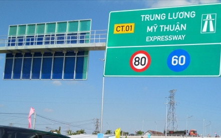 Nâng tốc độ chạy xe trên cao tốc Trung Lương - Mỹ Thuận lên 90km/h