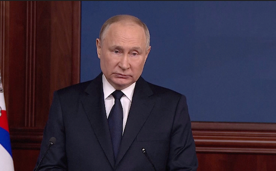 Tổng thống Putin: Nga nâng cấp kho VKHN, đặt lực lượng chiến lược ở mức sẵn sàng cao nhất