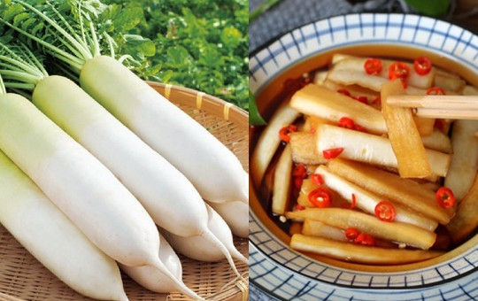 Ai ăn củ cải trắng cũng vứt bỏ phần này mà không biết là kho canxi chống loãng xương, tăng collagen