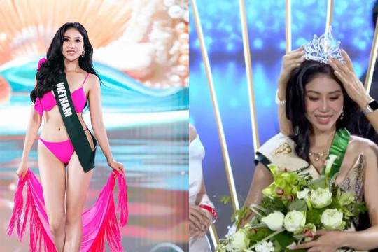 Đại diện Việt từng bị Trương Ngọc Ánh đánh giá thấp trở thành Miss Earth Water 2023