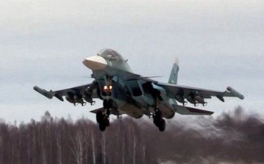 Ukraine: Bắn rơi 3 chiến đấu cơ Su-34 của Nga ở tiền tuyến miền nam