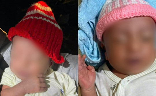 2 bé sơ sinh bị bỏ rơi trong đêm Noel kèm lá thư của người mẹ