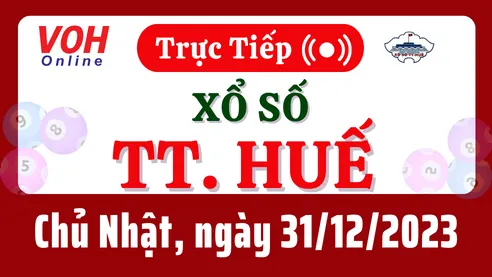 XSTTH 31/12 - Kết quả xổ số Thừa Thiên Huế hôm nay chủ nhật ngày 31/12/2023