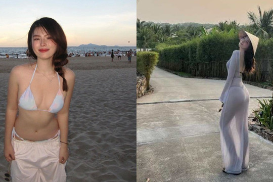 Bạn gái cựu cầu thủ U23 Việt Nam có gương mặt thiên thần, từng gây tranh cãi vì mặc hở