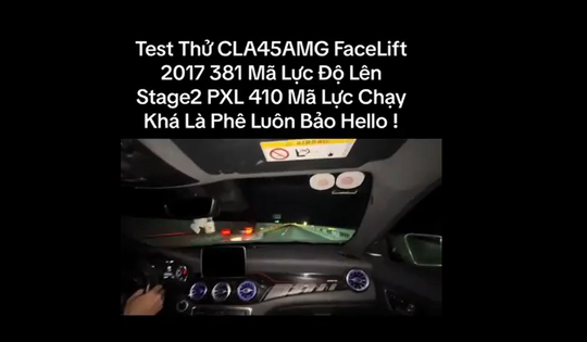 Xôn xao clip người đàn ông lái Mercedes tốc độ 210km/h trên cao tốc Mỹ Thuận - Cần Thơ