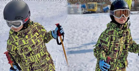 2 con trai của Tâm Tít thể hiện kỹ năng trượt tuyết siêu đỉnh, thần thái được khen "chuẩn thiếu gia nhà giàu"