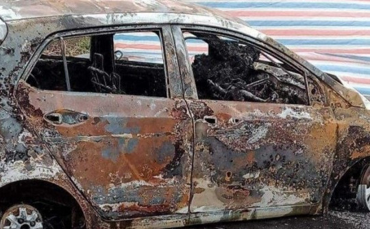 Danh tính nạn nhân tử vong trong ô tô bị cháy ở Thái Bình