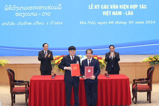 Việt Nam và Lào ký kết Kế hoạch hợp tác về giáo dục năm 2024