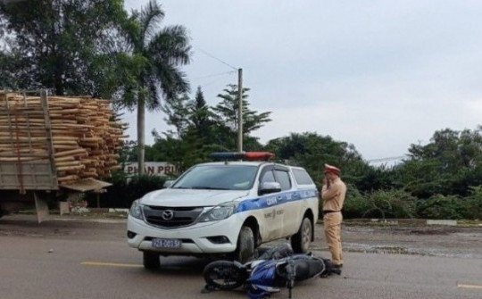 Công an Quảng Nam thông tin vụ tai nạn giữa xe CSGT và xe máy làm 1 người chết