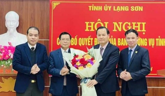 Điều động, bổ nhiệm lãnh đạo chủ chốt của tỉnh Lạng Sơn