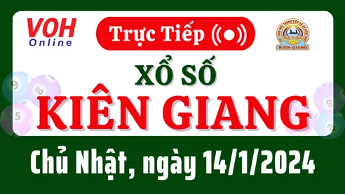 XSKG 14/1 - Kết quả xổ số Kiên Giang hôm nay chủ nhật ngày 14/1/2024